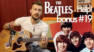 show MONICA bonus 19  The Beatles  Help Как играть видео урок [upl. by Yasmeen76]