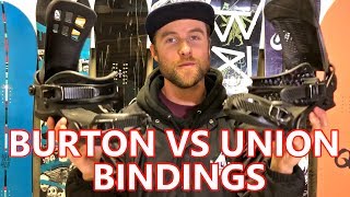 BURTON VS UNION SNOWBOARD BINDINGS [upl. by Corinne]