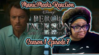 Percy Jackson and the Olympian Season 1 Episode 7 Reaction  PLANS CHANGE AND SEXY WATER DAD [upl. by Oicirbaf]