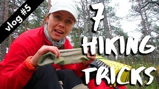 7 HIKING TRICKS  Hiking Through Estonia vlog 5 [upl. by Ahsuatan918]