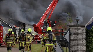 Grote brand bij kersenteler in Buren [upl. by Bui]