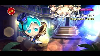 Peppermint Cookie’s Mystical Hotel Porter Costume Animation  CookieRun Kingdom [upl. by Hut203]