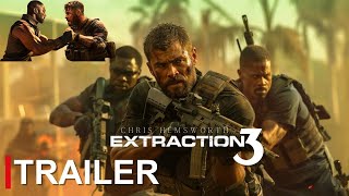 Extraction 3 Teaser Trailer NETFLIX Chris Hemsworth Idris Elba 2025 [upl. by Nicram]