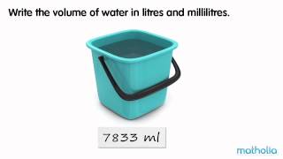 Converting Millilitres to Litres and Millilitres [upl. by Dyal]