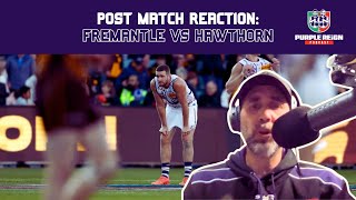 REACTION Fremantle Dockers Vs Hawthorn Hawks [upl. by Mazur]