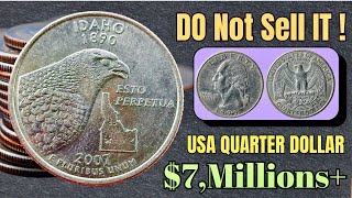 Super Rare Washington Quarters That Are Worth Millions Of Dollars  Worth Money [upl. by Nohsreg]