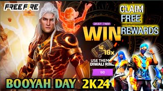 BOOYAH DAY EVENT 2024  EMOTE LUCKY ROYAL KAB AAYEGA Garena Free Fire [upl. by Lilah669]