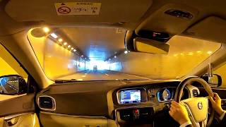 首都高速 4号 新宿線編 VOLVO V40 Cross Country D4 車載ドライブ動画 [upl. by Kinnie]