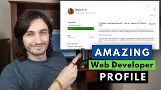 Upwork profile review  Dayo A Web Developer [upl. by Nilyam114]