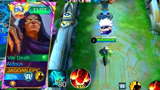 main aldous pakai skin hijau lumut  build sky piercer  mobile legends [upl. by Raskind689]