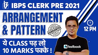 IBPS Clerk Reasoning Classes 2021  Arrangement amp Pattern Tricks for IBPS Clerk Pre  Basant Sir [upl. by Notsuoh]