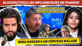 Philippe Lellouche dérape sur Rima Hassan et Mélenchon Block out 2024 les influenceurs en Panique [upl. by Sardella]