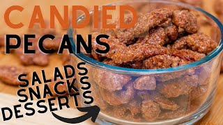 Cinnamon Sugar Candied Pecans [upl. by Nirrok]