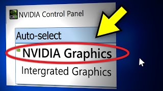 How to Set NVIDIA as Default Graphics Card on Windows 10 Boost GPU [upl. by Hametaf]