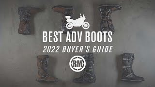 Best ADV amp Dual Sport Motorcycle Boots  2022 [upl. by Geldens725]