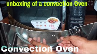 Unboxing of a convection OvenBaking Oven [upl. by Rehpretsirhc504]