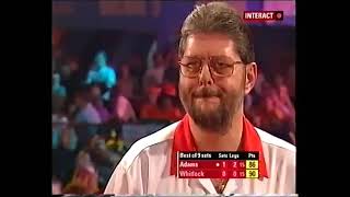 Martin Wolfie Adams vs Simon the Wizard Whitlock Darts World Championship 2005 Semi Final [upl. by Jareb]