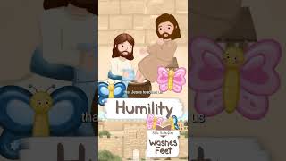 HUMILITY EASTER JESUS WASHES HIS DISCIPLES FEET · BIBLE STORIES FOR CHILDREN KIDS CARTOON shorts [upl. by Aro]