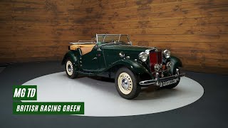 MG TD  Extensively restored  Very good condition  1953 VIDEO wwwERclassicscom [upl. by Zales]