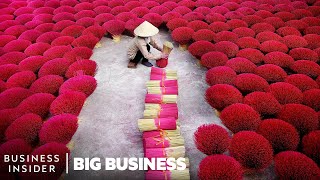 How This Village Makes 50000 Incense Sticks A Day For Lunar New Year  Big Business [upl. by Roehm]