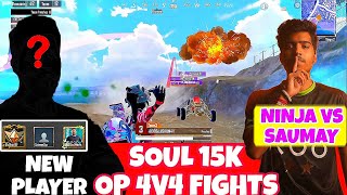 SouL 39 amp 28 Finishes WWCD 🥵 NAKUL 1v4 🔥 SouL New Player Reveal ✅ NiNJA vs SAUMAY😱SouL 15K In Scrims [upl. by Enuahs]