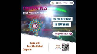 For the first time in 130 years India will host the Global Cooperative Conference news [upl. by Yrakaz]