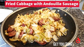 Fried Cabbage with Andouille Sausage  Andouille Sausage Recipes [upl. by Gelasias]