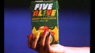 Five Alive fruit Drink Commercial 1985 [upl. by Jasmin]