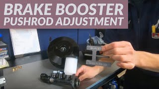 How To Brake Booster Pushrod Adjustment [upl. by Ragas]