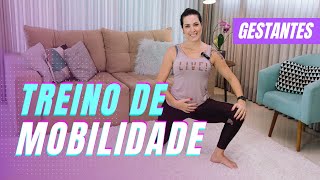 Treino de MOBILIDADE para GESTANTES [upl. by Ailahtan]