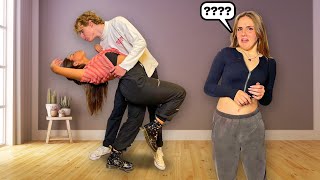 FLIRTY DANCE PRANK ON MY GIRLFRIEND she got mad Lev Cameron [upl. by Kciredec297]