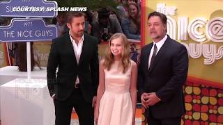 Ryan Gosling amp Russel Crowe GOOFING on The Nice Guys Red Carpet [upl. by Henryk]