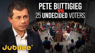 1 Politician vs 25 Undecided Voters Feat Pete Buttigieg  Surrounded [upl. by Fleta]