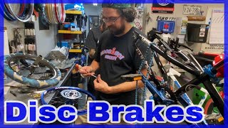 Stacked BMX Shop Disc Brake Conversion 20” SE Bike Install [upl. by Noira896]