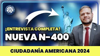 Nueva n400 ¿Puedes responder todo  Ciudadanía americana 2024 [upl. by Ssitnerp]