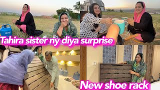 Finally shoe rack ly liya  Tahira sister ny diya surprise [upl. by Gnep257]