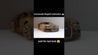 Homemade Bugatti chiron 😱  car restoration  old to new shorts restoration [upl. by Suicul]