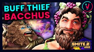 I Stole EVERYTHING as Bacchus in Ranked Conquest  SMITE 2 ALPHA [upl. by Cacia]