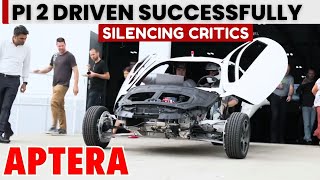 Aptera SUCCESFUL DRIVE OF ProductionIntent Vehicle With OUTSTANDING Performance  SILENCING Doubts [upl. by Kayle16]