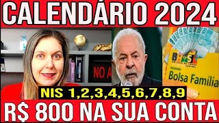 MUDOU TUDO SAIU NOVO CALENDÃRIO DE JUNHO DO BOLSA FAMÃLIA 2024 ANTECIPADO LULA LIBEROU R 800 NA CO [upl. by Setarcos]