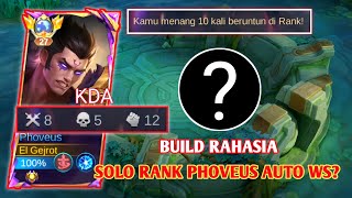 BUILD INI BIKIN SOLO RANK PHOVEUS AUTO WS⁉️🔥 [upl. by Ahsoj818]