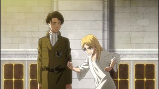 Historia punches Levi 😂❤️  Attack on Titan  Shingeki No Kyojin  Sugar Crash 🎵  AMV [upl. by Estell]