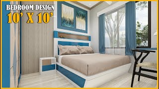 Bedroom Interior Design  10 x 10 feet bedroomdesign interiordesign bedroomdecor [upl. by Koerner903]