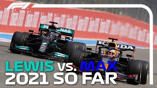 Lewis Hamilton vs Max Verstappen The 2021 Battle So Far [upl. by Alec377]