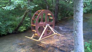 8ft Spiral pump water wheel [upl. by Rider]