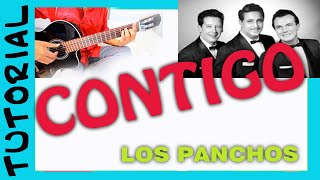 CONTIGO  trio los panchos GUITARRA TUTORIAL  COMO TOCAR REQUINTOS [upl. by Nylarad920]