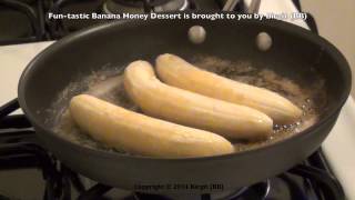 Banana Honey Dessert  gebackene Banane mit Honig  Nachtisch  Desert [upl. by Russia670]