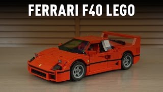 LEGO Creator Ferrari F40 incelemesi [upl. by Coop]