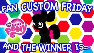 Fan Custom Friday 23  Filly Mini Pony  Custom OC Pony Giveaway FCF by MandaPanda Toy Collector [upl. by Sakram]