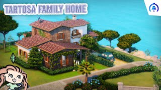 Tartosa Family Home 🌼  The Sims 4 My Wedding Stories Speed Build [upl. by Pubilis]